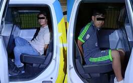 Dos hombres fueron detenidos por presuntamente pertenecer a una banda dedicada al robo de motos en Monterrey.