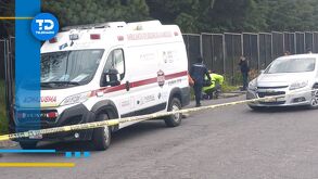 ambulancia en un lugar de accidente