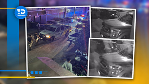 El ataque a balazos contra una vivienda en la colonia Los Altos en Monterrey fue captada por una cámara de seguridad.