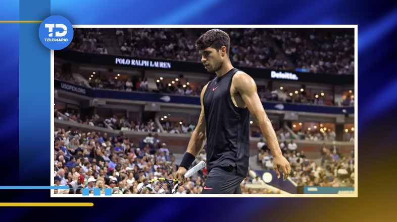 Carlos Alcaraz en el US Open 2024. / Cortesía