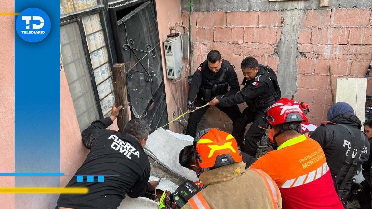 Cae techo sobre hombre en colonia San Bernabé en Monterrey.| Especial