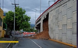 Derrumbe en Morones Prieto