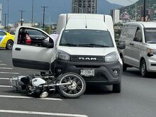 Accidente vial en Monterrey