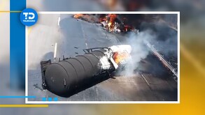 Pipa explota en autopista Guadalajara - Colima