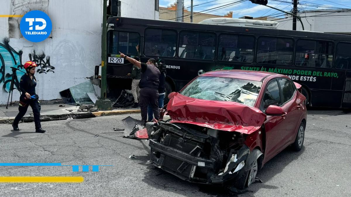 Accidente Centro de Monterrey hoy 10 de septiembre con lesionados | Especial