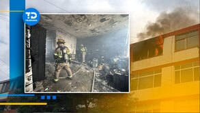 Incendio en Condominios Constitución en Monterrey