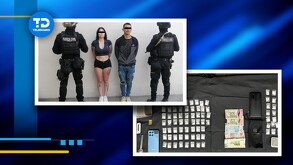 Los oficiales detuvieron a la pareja después de una persecución