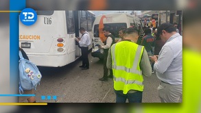 Puebla vivió una tarde de choques del transporte público este 25 de septiembre, dejando a más de una veintena de heridos.