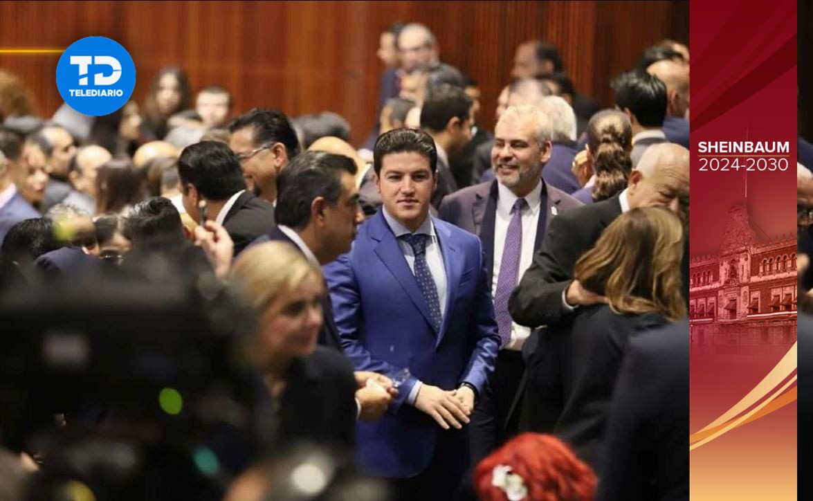 Samuel García acude a toma de protesta de la Presidenta Claudia Sheinbaum