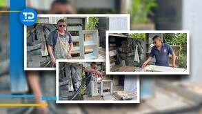 Tomás perdió la vista a causa de la diabetes