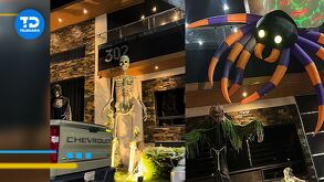 Casa Monterrey decorada de Halloween se vuelve viral: VIDEO