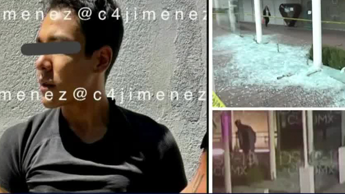 Difunden video del vandalismo en instalaciones del INAI, CdMx
