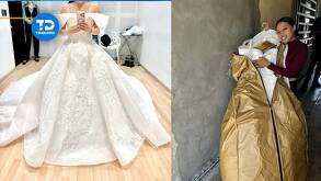 Vestido de novia robado en Monterrey es recuperado.