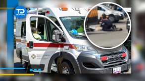 Un hombre fue embestido al sur de la capital de Puebla y murió unos minutos antes de que llegara la asistencia médica.