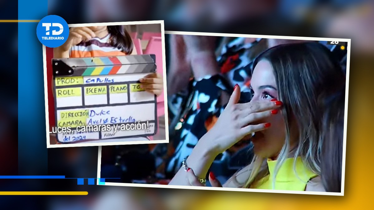 En Tercer Informe de Samuel García, proyectan video que niños del DIF dedican a Mariana Rodríguez.| Especial