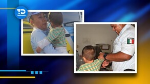 Una vez que los policías llegaron, la mujer que cuidó al niño lo entregó sin complicaciones