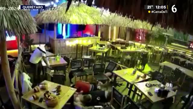 Ataque armado al bar 'Cantaritos' en el centro de Querétaro deja 10 muertos