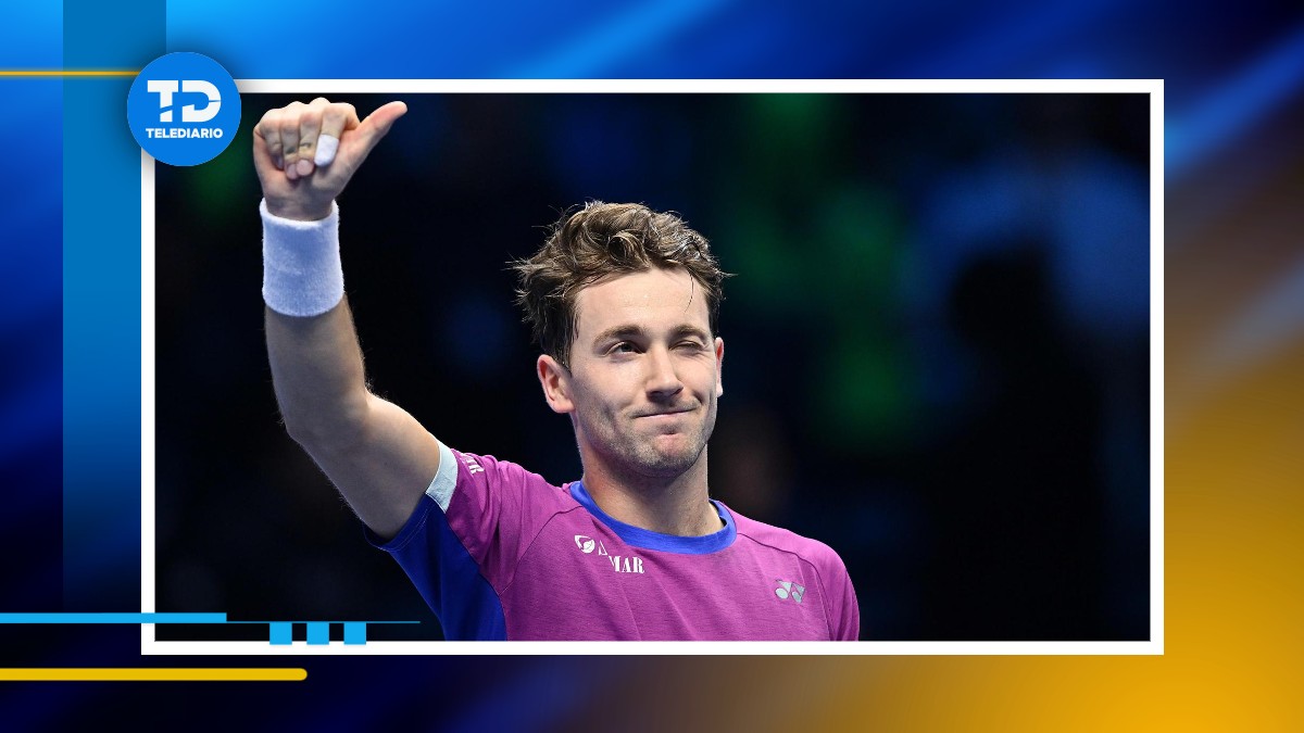 Casper Ruud está disputando sus primeras finales de la ATP y ya venció a Carlos Alcaraz / Agencia EFE