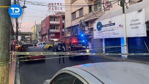 El detenido conducía una camionera color negro