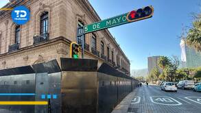 Instalan vallas en instalaciones del Palacio de Gobierno en Nuevo León