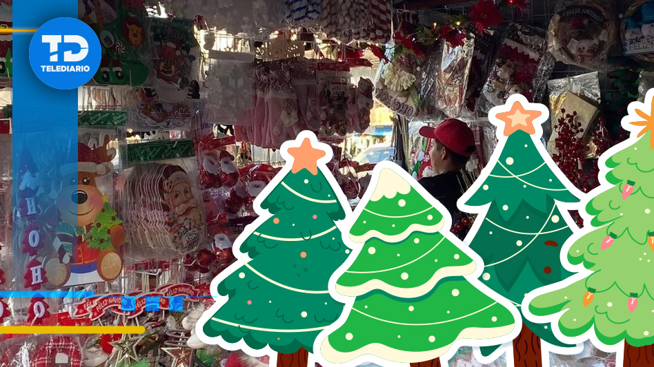 Además de los árboles navideños, también podrás encontrar adornos / Especial