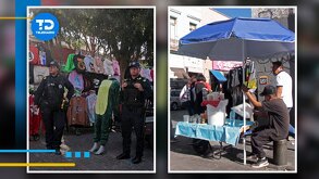 Ambulantes en Puebla han desatado caos vial al apoderarse de calles, aceras y otros sitio pese a su prohibición.