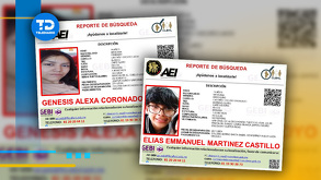 Dos menores de edad desaparecen al norte de Monterrey; Fiscalía emite reportes de búsqueda.