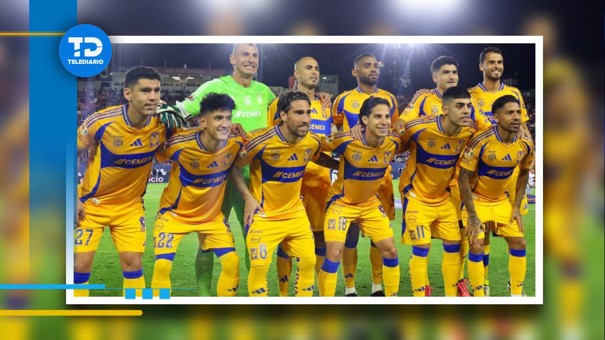 Tigres previo al inicio del partido en Liguilla ante Atlético San Luis / @TigresOficial