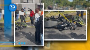 Hombre fallece al instante tras ser atropelladlo por motociclista en Guadalajara.