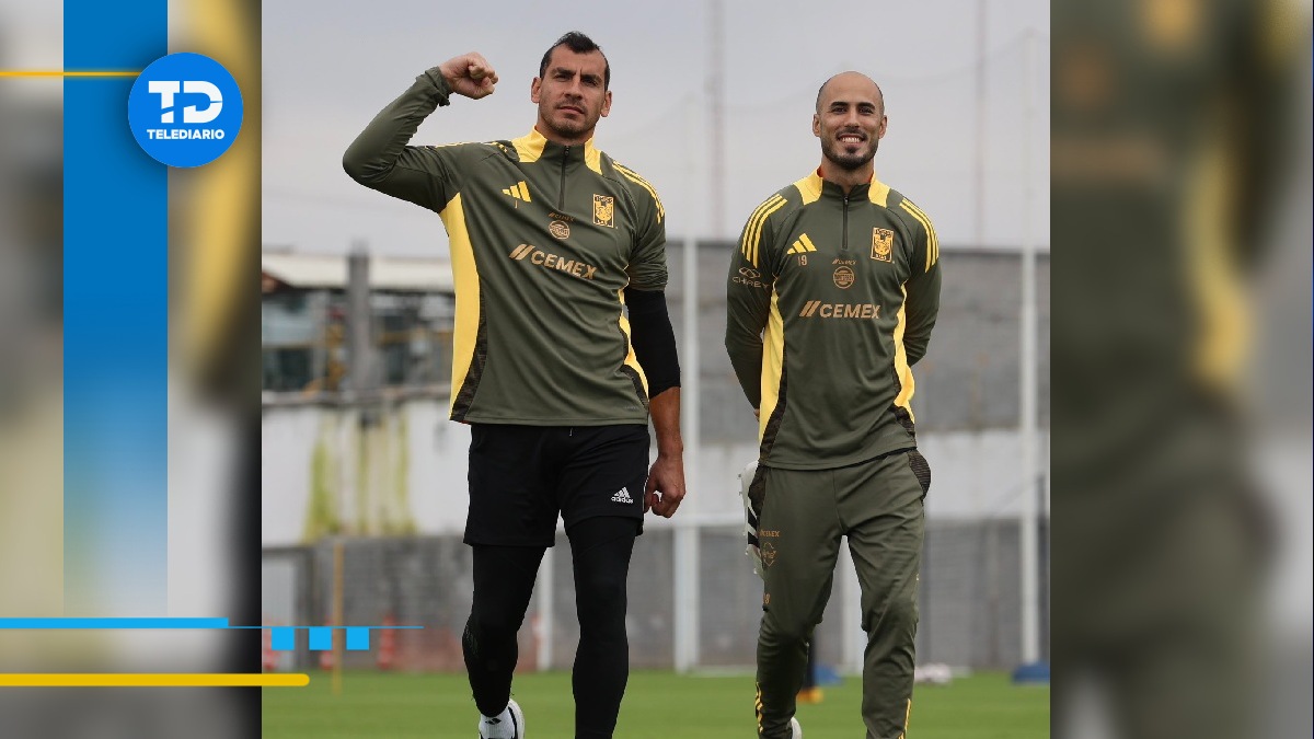 Nahuel y Guido durante los trabajos de pretemporada de Tigres rumbo al 2025 / @TigresOficial