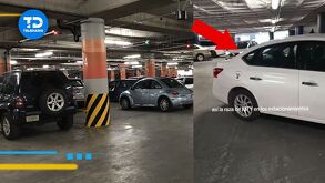 Así se dio cuenta de que estaba mal estacionado