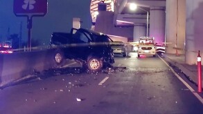 Choque en avenida Félix U. Gómez en Monterrey
