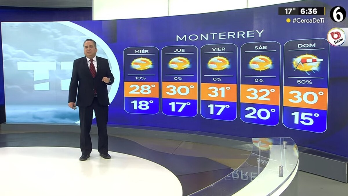 Pronóstico del tiempo en Monterrey del 5 febrero 2025