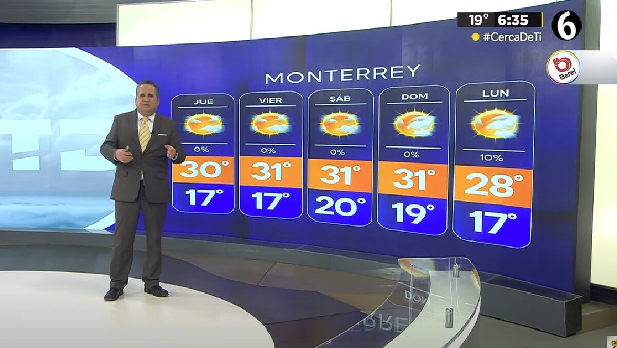 Clima en Monterrey para hoy 6 de febrero