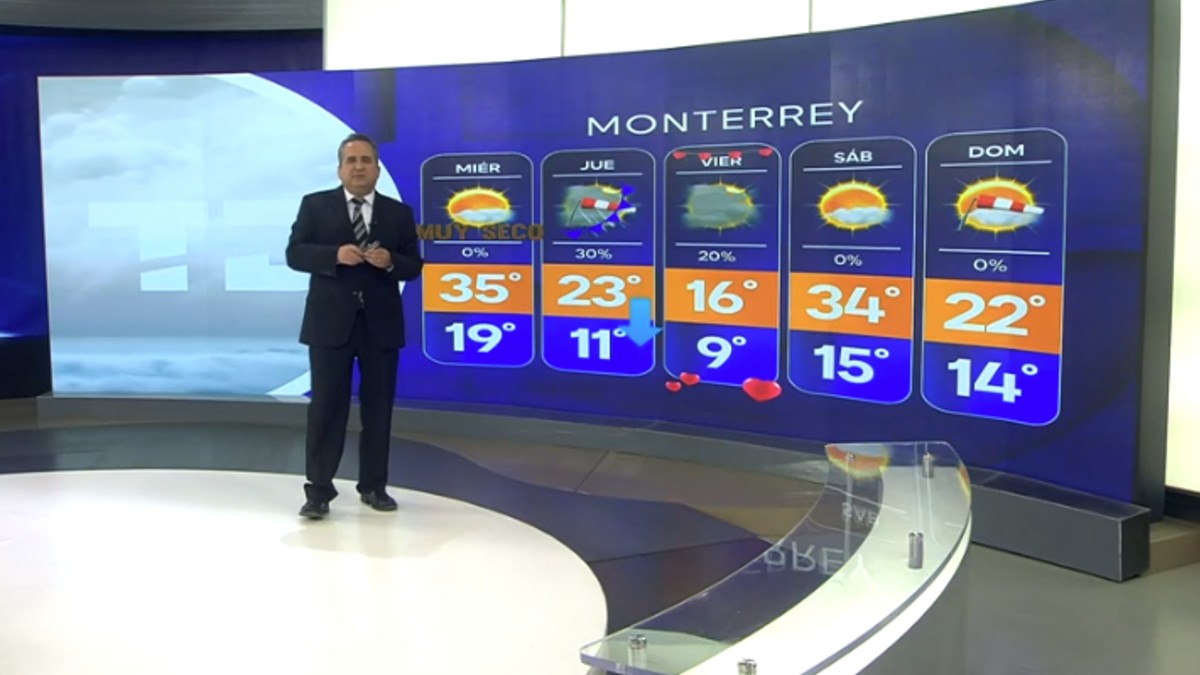Clima en Monterrey para el 12 febrero de 2025