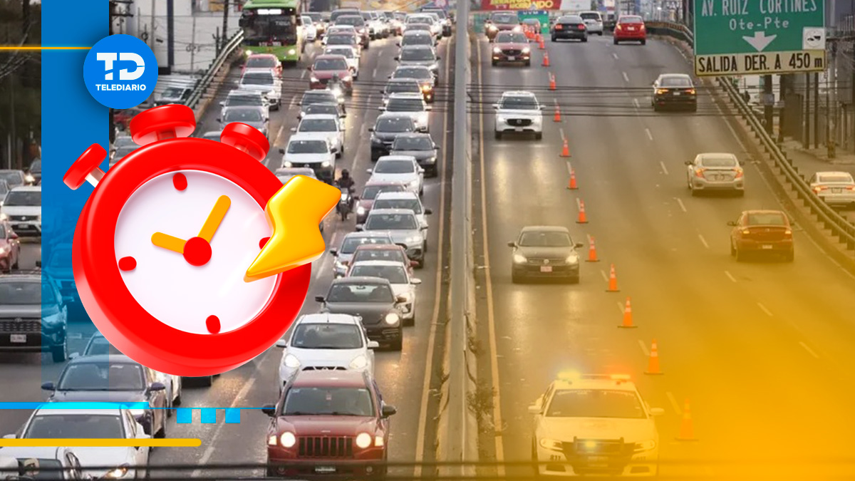 Horario del carril reversible avenida Paseo de los Leones