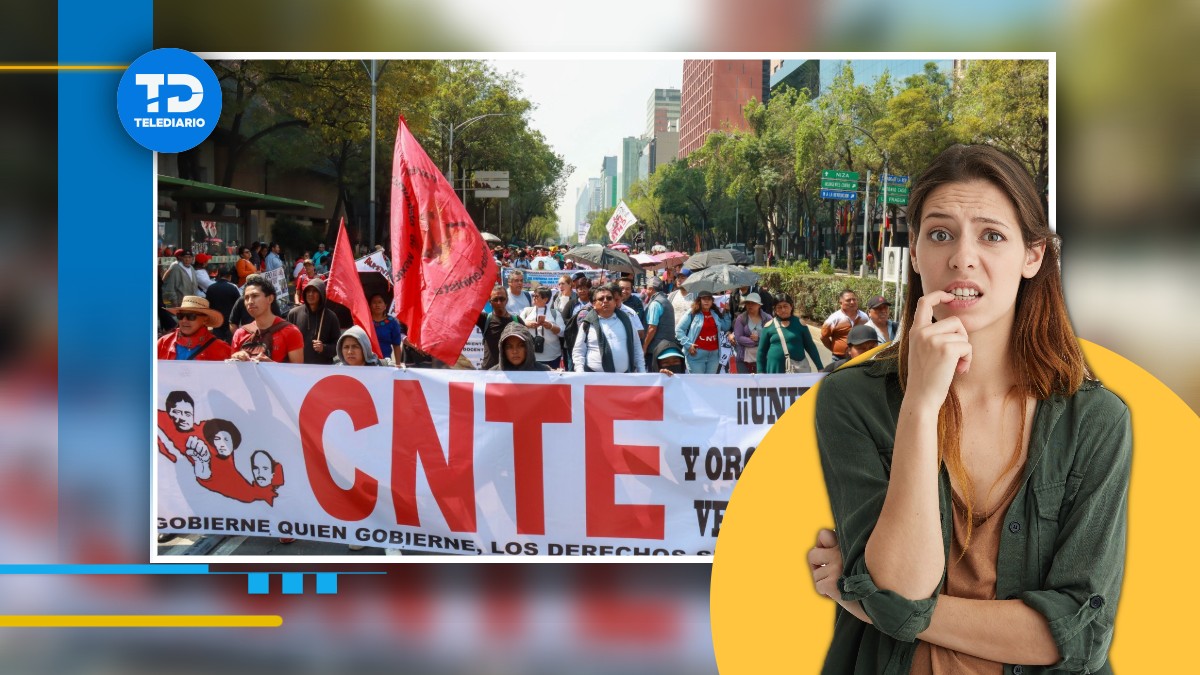 Algunas calles se verán afectadas por la manifestación del CNTE en CdMx