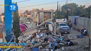 Una fuerte explosión de gas se registró al Sur de Puebla, dejando a tres personas heridas y diversos daños materiales.