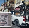 Las lonas aparecieron en diversos puntos clave del municipio de Teocaltiche | Especial Las lonas aparecieron en diversos puntos clave del municipio de Teocaltiche | Especial