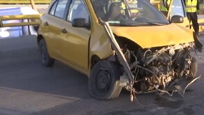 Fue a través del sistema de emergencias 911 que se dio aviso de este accidente que paró la vialidad.