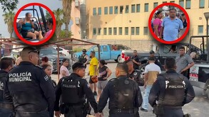 La riña en la Gran Plaza se originó por viejas rencillas entre dos grupos.