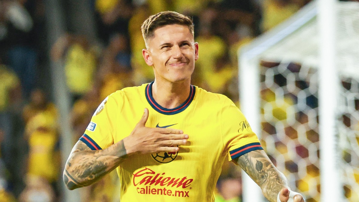 Brian Rodríguez fue el autor del tanto que le abrió la ventaja al América / @ClubAmérica