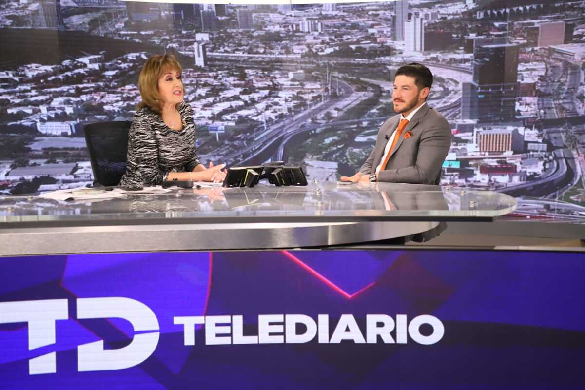 Gobernador de Nuevo León, Samuel García, en Telediario Mediodía. / Luis Guerra