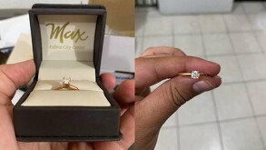 Venta de anillo de compromiso por cancelación de boda en Monterrey.
