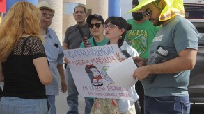 Como parte de los trabajos iniciales para la obra de nuevo sistema vial, se llevó a cabo la tala de diversos árboles, pero la gente protestará para que no pase
