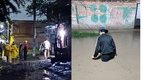 Viviendas inundadas El Salto