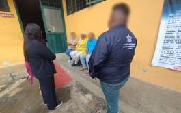 El hombre ya fue revisado por autoridades y equipo médico