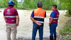 El paso de ‘Erick’ generó lluvias torrenciales que han afectado las vías de comunicación en cuatro comunidades de Puebla.