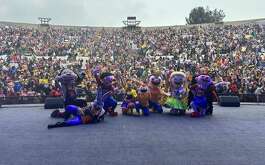 El dúo infantil Bely y Beto llenó el anfiteatro del Parque de la Exposición en Lima, Perú en el que ofrecieron su show como parte de su Sueños Tour.
