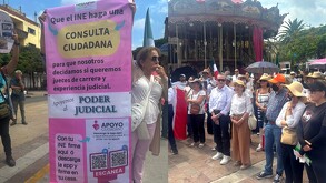 Ciudadanos exigen consulta popular sobre la reforma judicial y buscan reunir dos millones de firmas para obligar al gobierno a escuchar su voz.